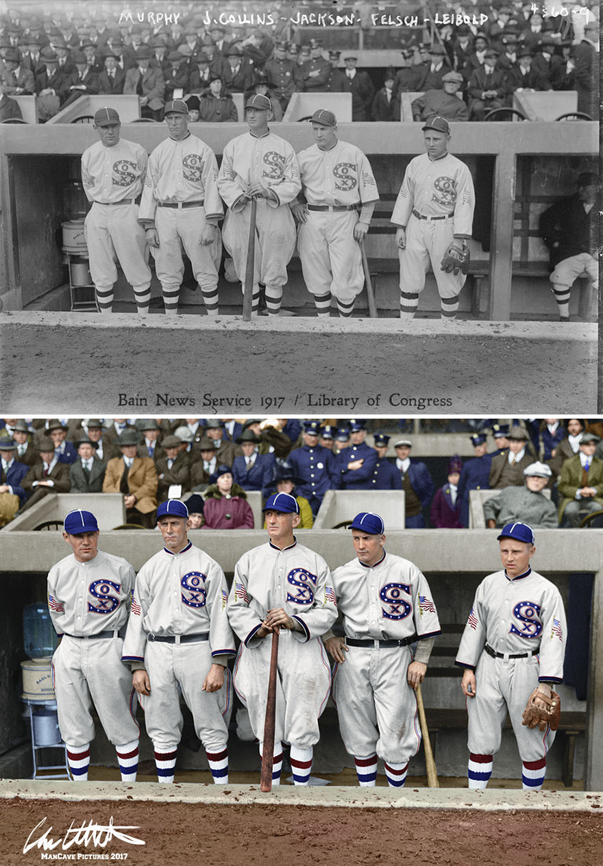 I Restored And Colorized Century-Old Photos From Major League Baseball I Restored And Colorized Century-Old Photos From Major League Baseball