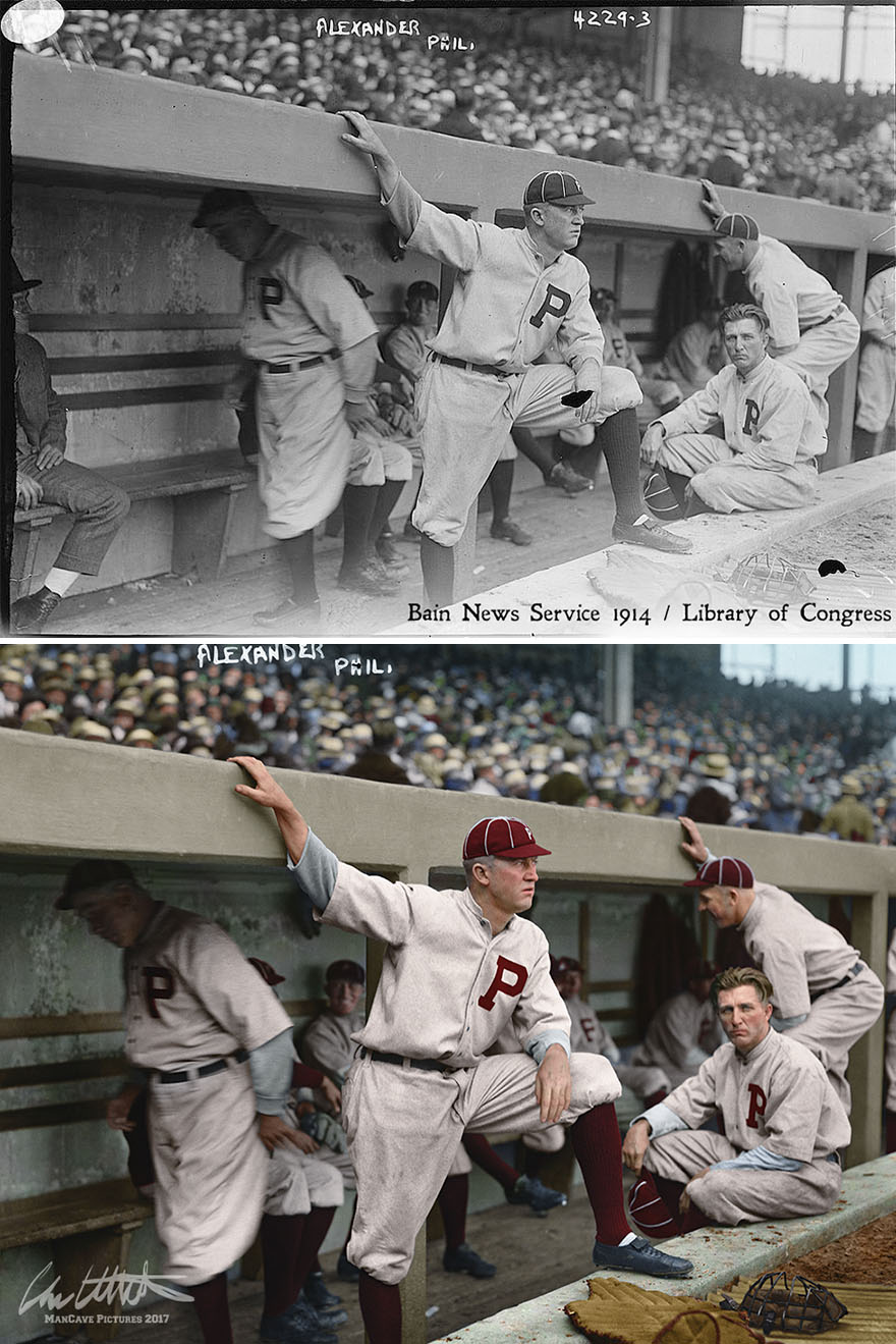 I Restored And Colorized Century-Old Photos From Major League Baseball I Restored And Colorized Century-Old Photos From Major League Baseball