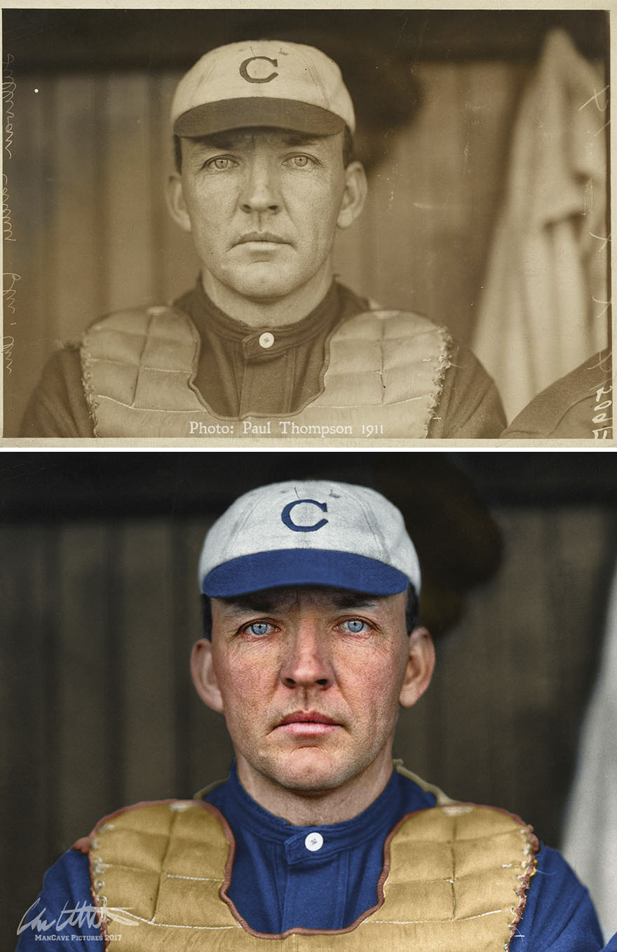 I Restored And Colorized Century-Old Photos From Major League Baseball I Restored And Colorized Century-Old Photos From Major League Baseball