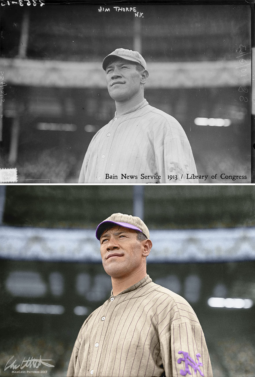 I Restored And Colorized Century-Old Photos From Major League Baseball I Restored And Colorized Century-Old Photos From Major League Baseball