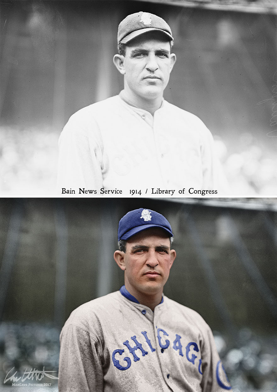I Restored And Colorized Century-Old Photos From Major League Baseball I Restored And Colorized Century-Old Photos From Major League Baseball