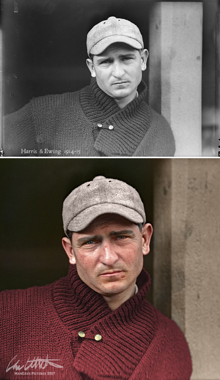 I Restored And Colorized Century-Old Photos From Major League Baseball I Restored And Colorized Century-Old Photos From Major League Baseball