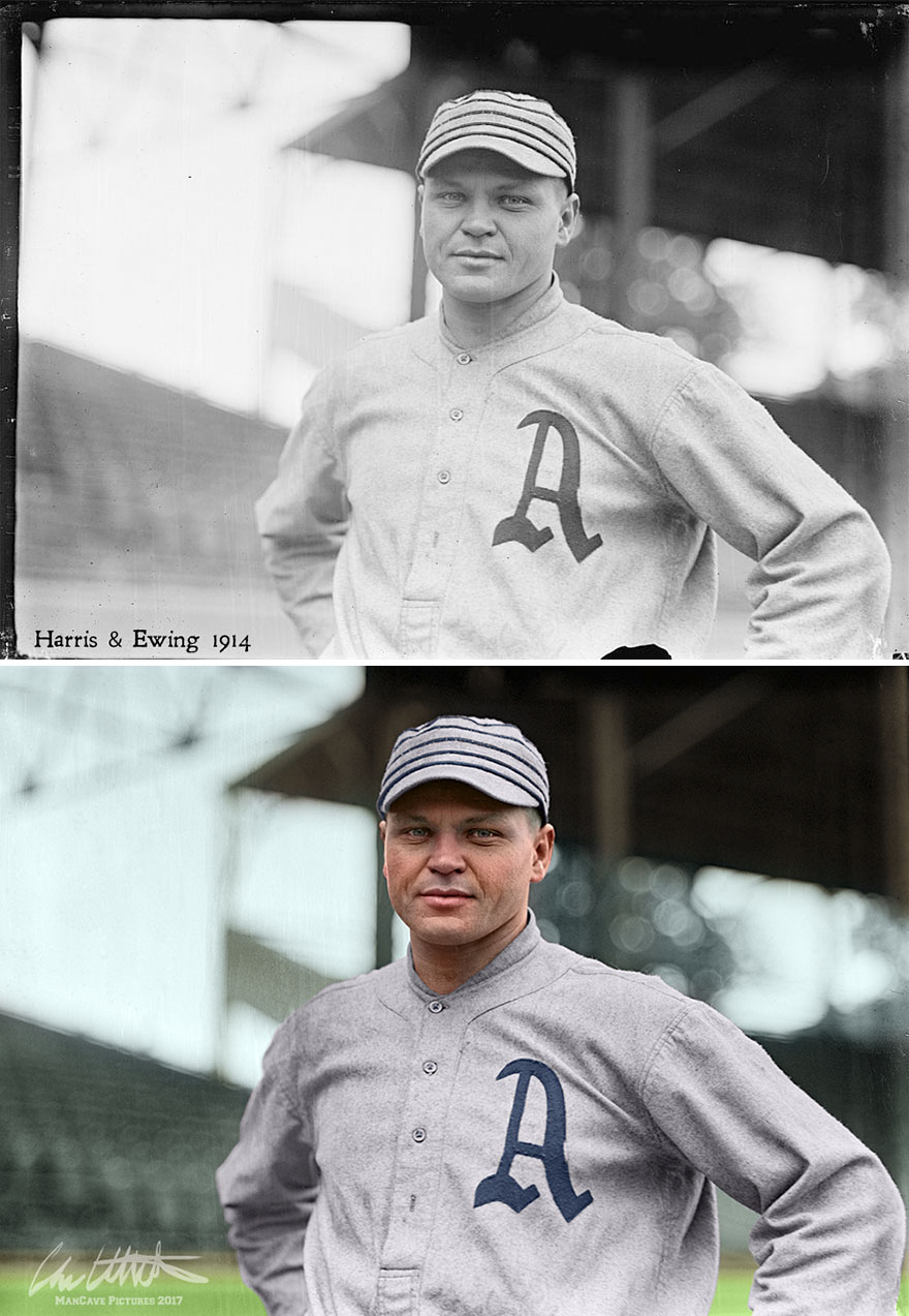 I Restored And Colorized Century-Old Photos From Major League Baseball I Restored And Colorized Century-Old Photos From Major League Baseball