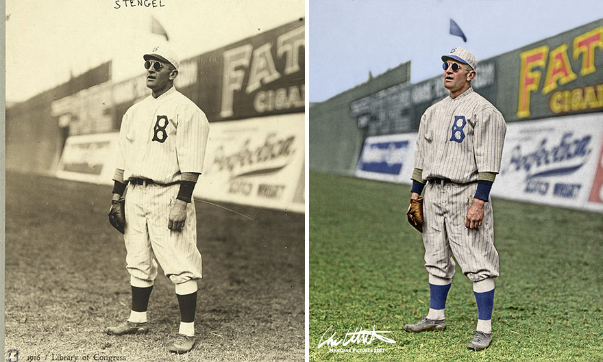 I Restored And Colorized Century-Old Photos From Major League Baseball I Restored And Colorized Century-Old Photos From Major League Baseball