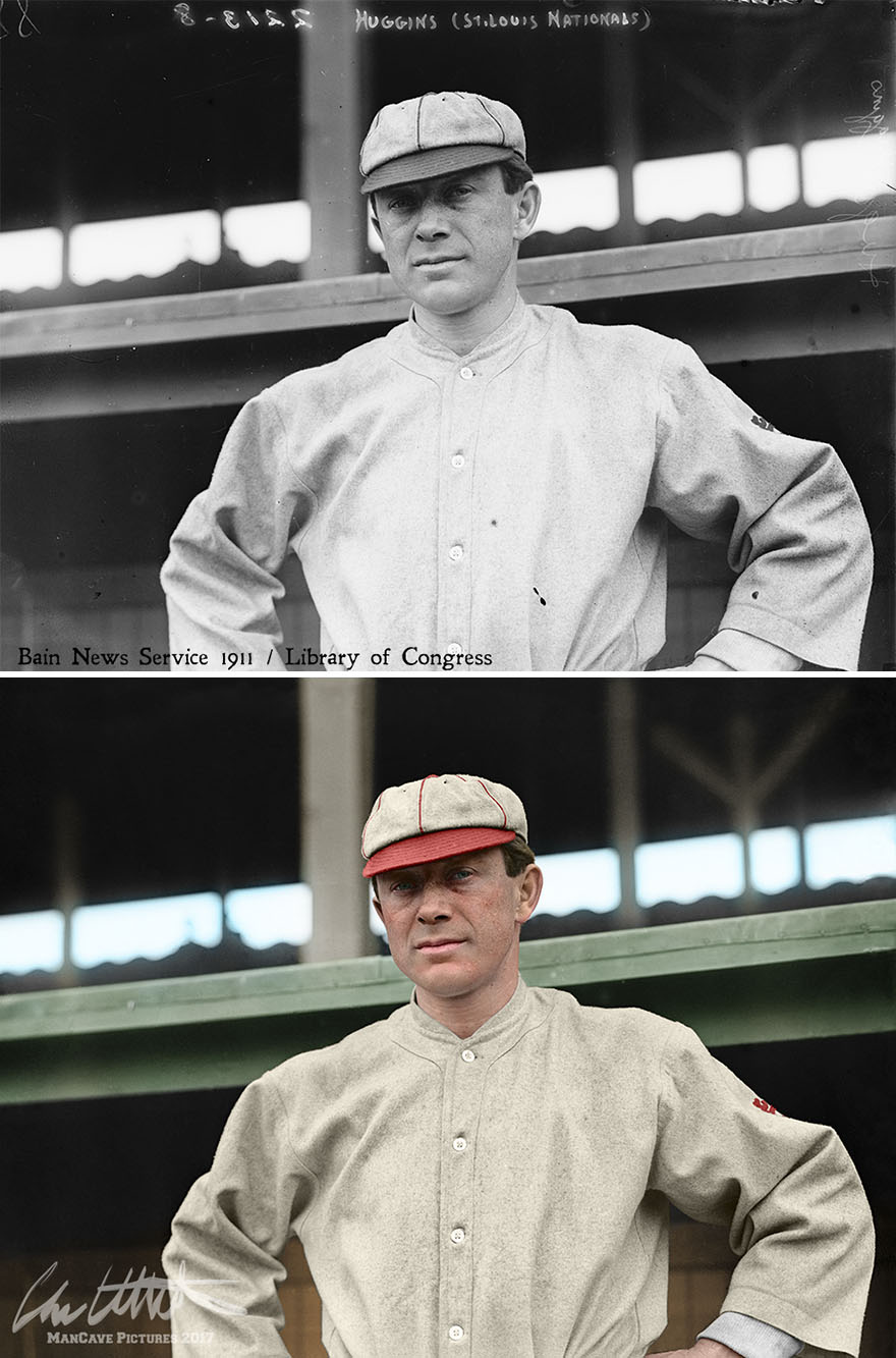 I Restored And Colorized Century-Old Photos From Major League Baseball I Restored And Colorized Century-Old Photos From Major League Baseball