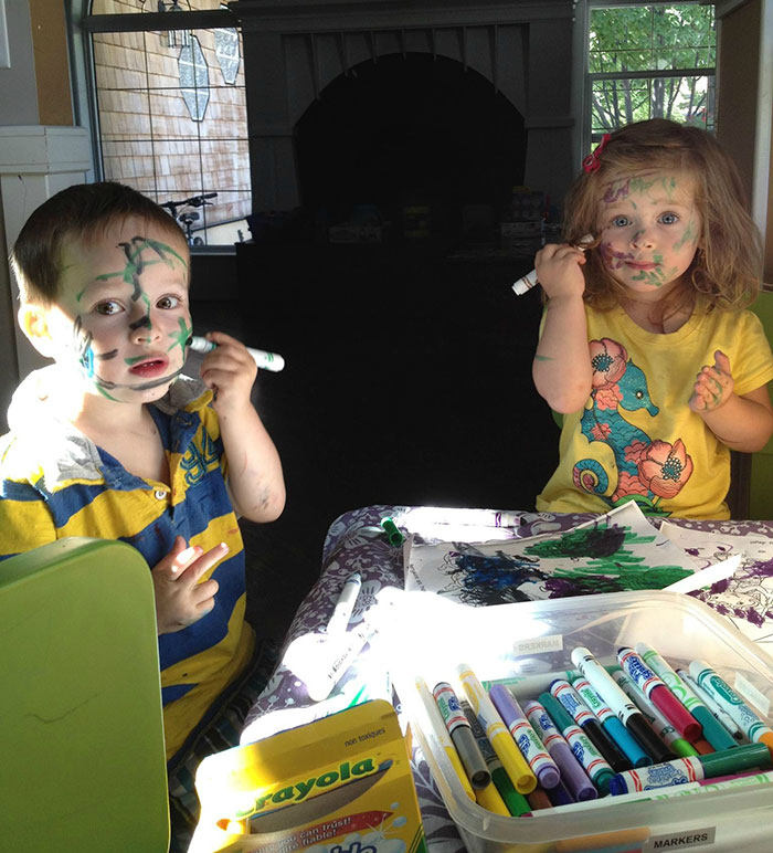 50 Hilarious Pics That Show What Happens When You Leave Your Kids Alone