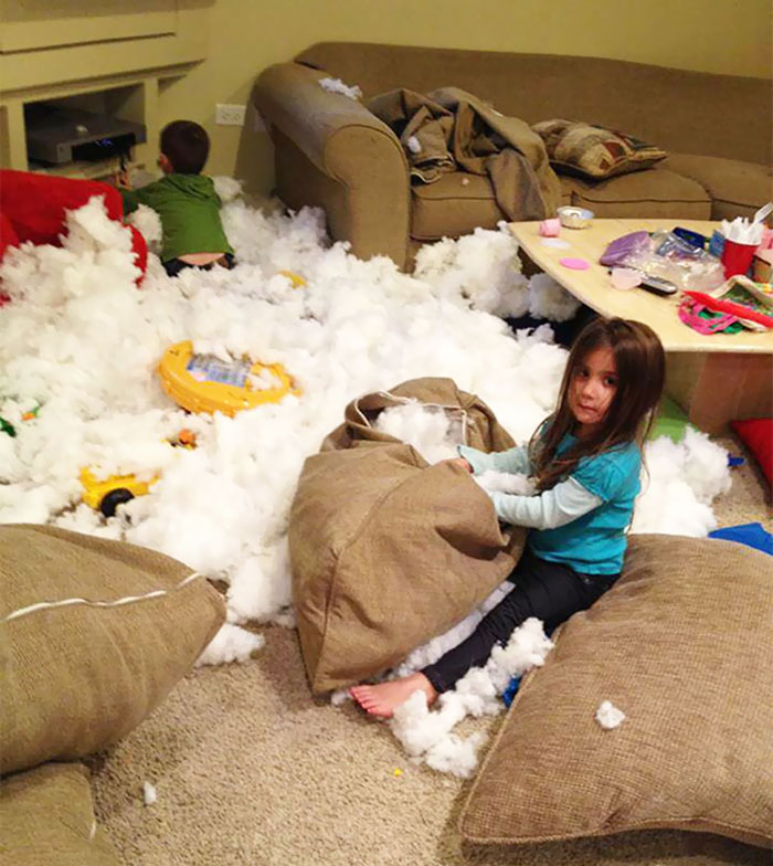 50 Hilarious Pics That Show What Happens When You Leave Your Kids Alone