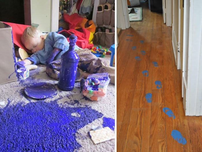 50 Hilarious Pics That Show What Happens When You Leave Your Kids Alone