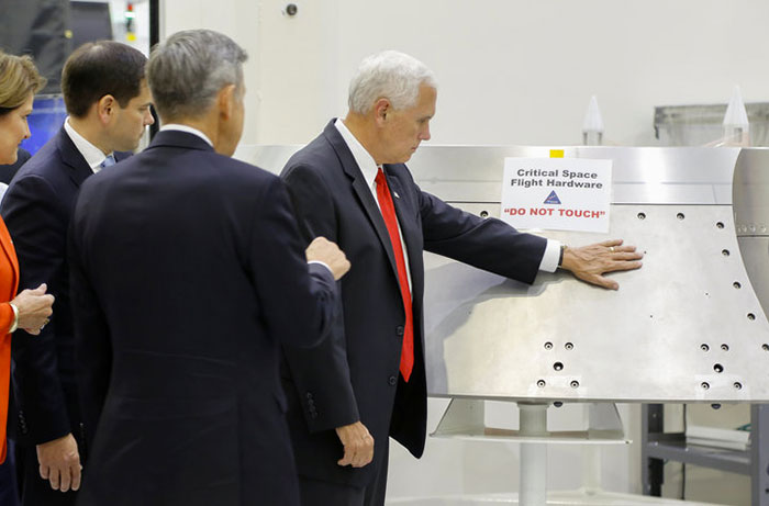 Mike Pence Ignores NASA’s ‘Do Not Touch’ Sign, And The Internet’s Response Is Merciless Mike Pence Ignores NASA’s ‘Do Not Touch’ Sign, And The Internet’s Response Is Merciless