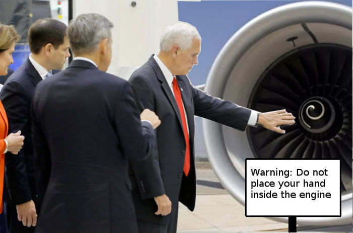Mike Pence Ignores NASA’s ‘Do Not Touch’ Sign, And The Internet’s Response Is Merciless Mike Pence Ignores NASA’s ‘Do Not Touch’ Sign, And The Internet’s Response Is Merciless