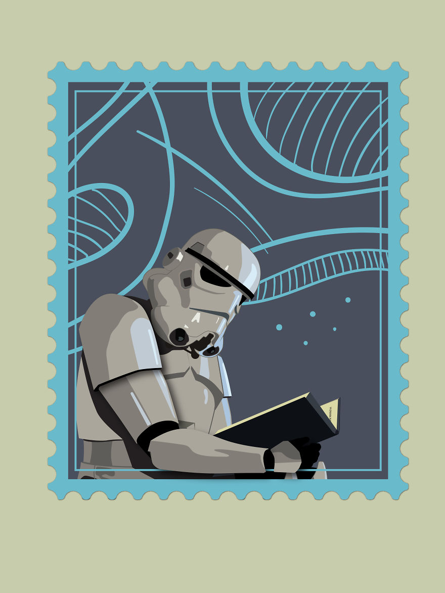 Postal Stamps Inspired By Iconic Movies