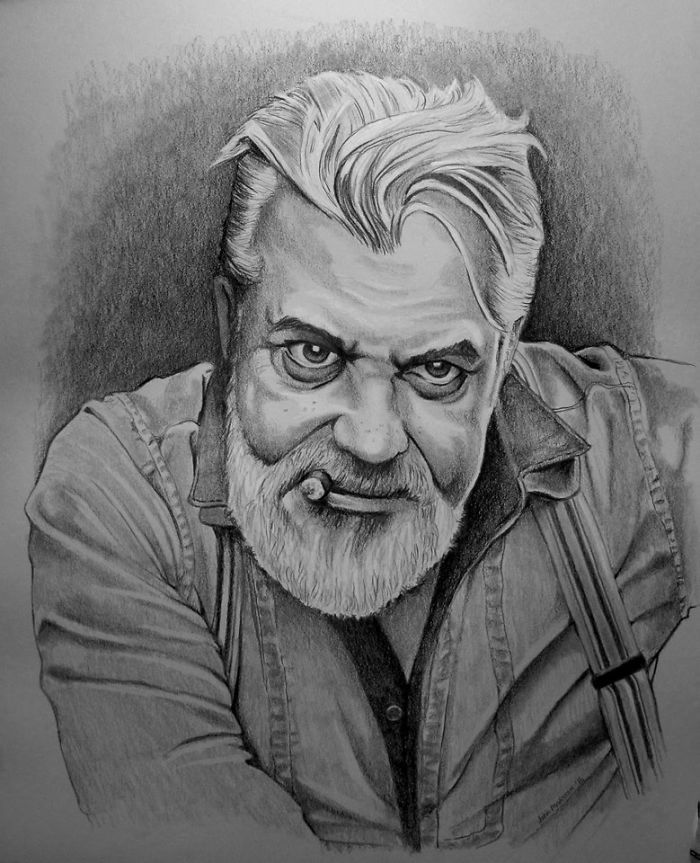 I Love Classic Black And White Drawings