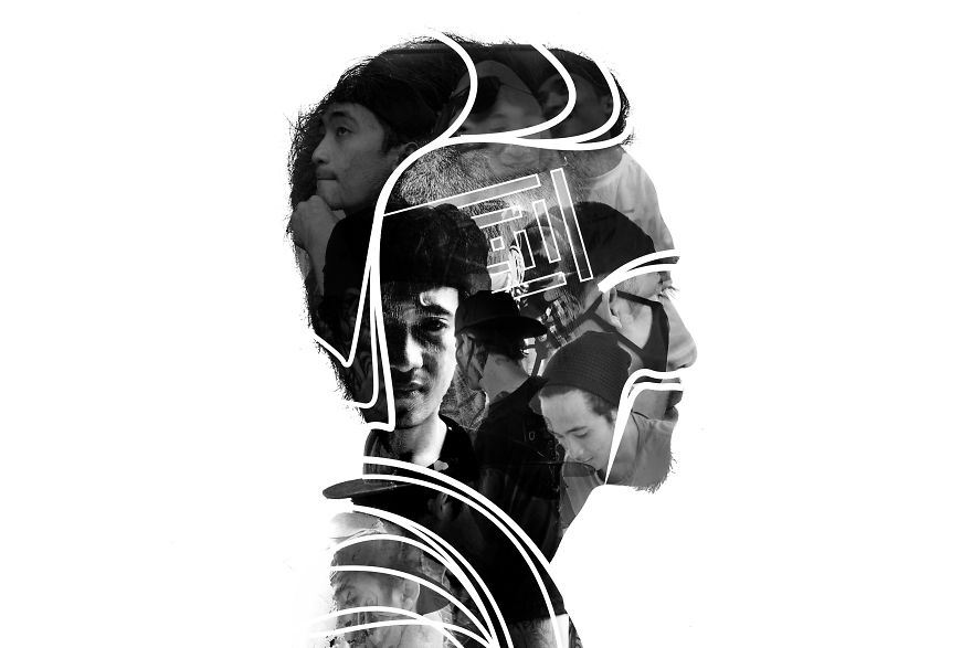 Linemood, Photos Combined With Illustrations Linemood, Photos Combined With Illustrations