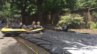 Neighbour Calls Police To Shut Down This Illegal Slip’N Slide, But Things Don’t Go As Planned Neighbour Calls Police To Shut Down This Illegal Slip’N Slide, But Things Don’t Go As Planned