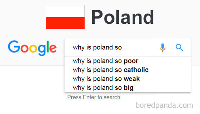 We Typed &#8220;Why Is [Country] So..?&#8221; In Google Search, And This Is How It Autocompleted For Each Country