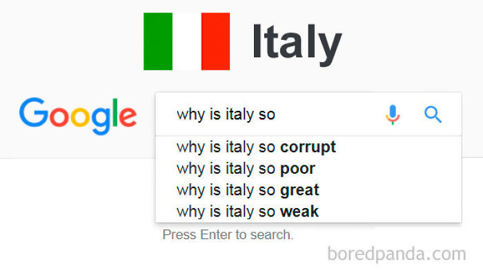 We Typed &#8220;Why Is [Country] So..?&#8221; In Google Search, And This Is How It Autocompleted For Each Country