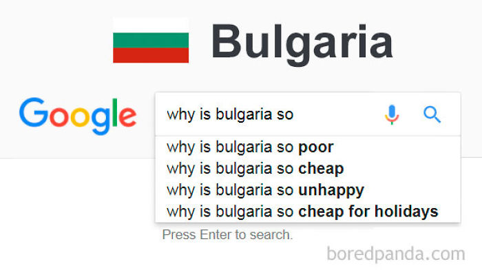 We Typed &#8220;Why Is [Country] So..?&#8221; In Google Search, And This Is How It Autocompleted For Each Country