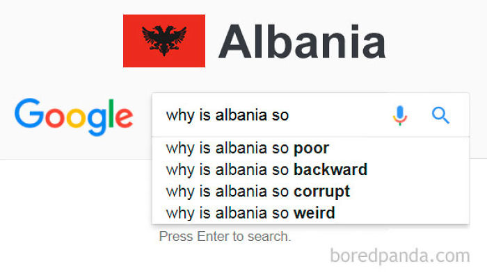 We Typed &#8220;Why Is [Country] So..?&#8221; In Google Search, And This Is How It Autocompleted For Each Country