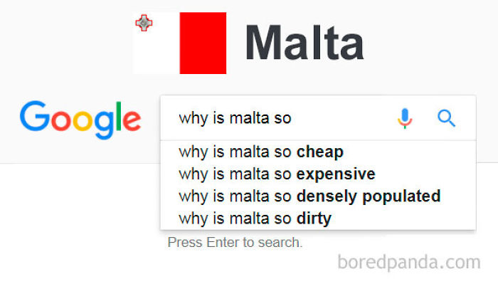 We Typed &#8220;Why Is [Country] So..?&#8221; In Google Search, And This Is How It Autocompleted For Each Country