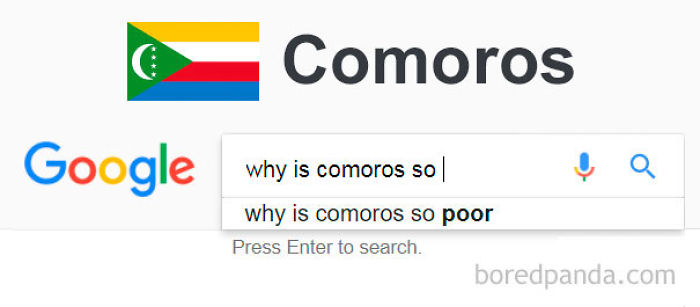 We Typed &#8220;Why Is [Country] So..?&#8221; In Google Search, And This Is How It Autocompleted For Each Country