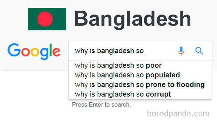 We Typed &#8220;Why Is [Country] So..?&#8221; In Google Search, And This Is How It Autocompleted For Each Country