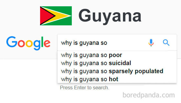 We Typed “Why Is [Country] So..?” In Google Search, And This Is How It Autocompleted For Each Country