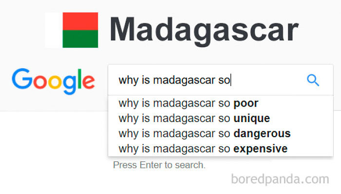 We Typed &#8220;Why Is [Country] So..?&#8221; In Google Search, And This Is How It Autocompleted For Each Country