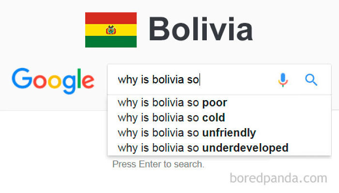 We Typed “Why Is [Country] So..?” In Google Search, And This Is How It Autocompleted For Each Country