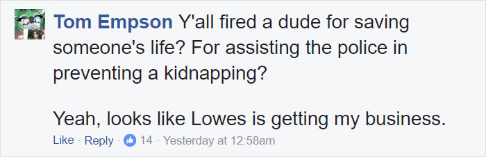 Employee Saves Child From Kidnapper, Instead Of Promotion Gets This Letter Saying He’s Fired Employee Saves Child From Kidnapper, Instead Of Promotion Gets This Letter Saying He’s Fired