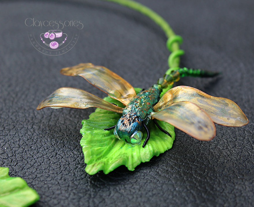 I Create Mesmerizing Insect Jewelry From Polymer Clay