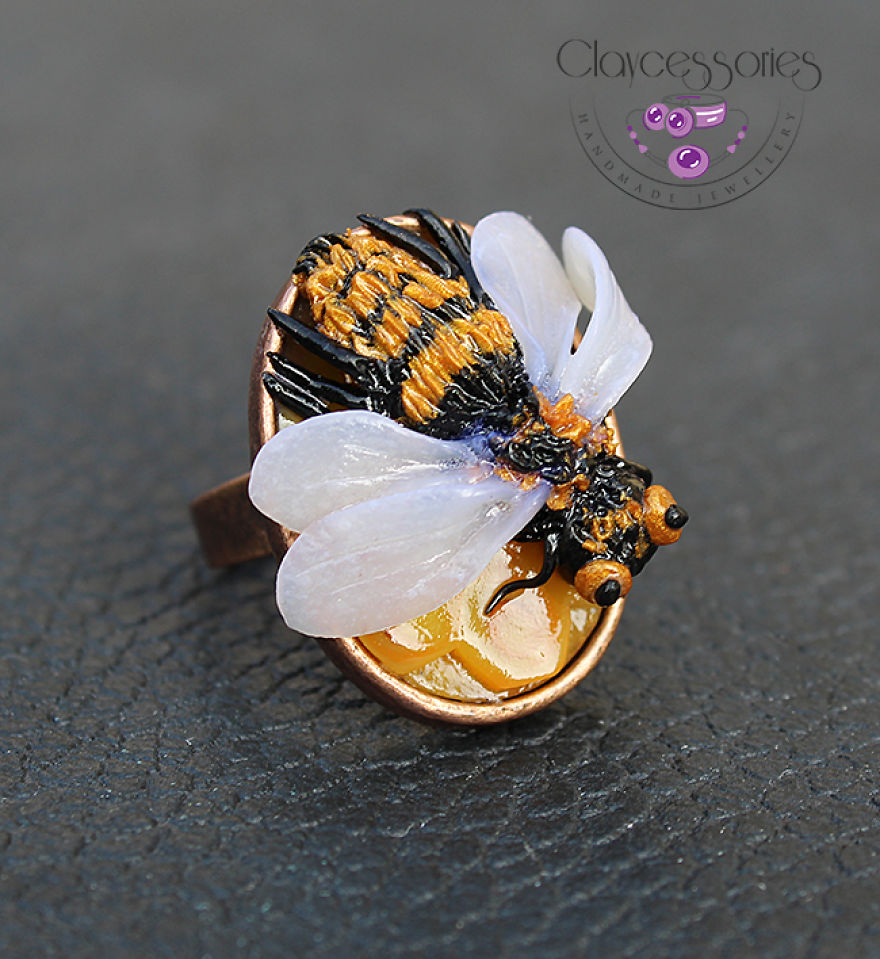 I Create Mesmerizing Insect Jewelry From Polymer Clay