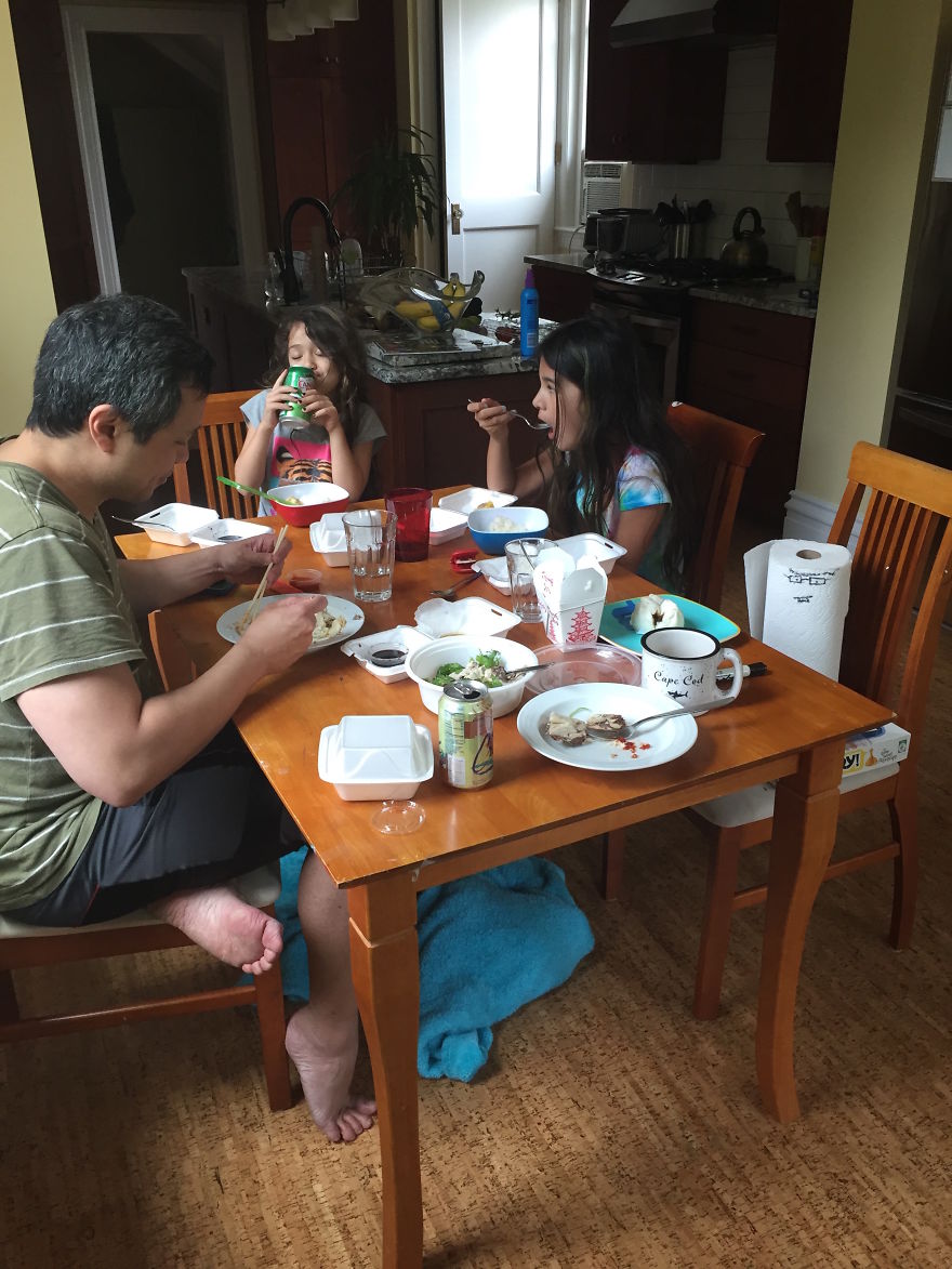 Big Brother Is Away At Camp And Family Replaces Him With A Paper Towel Roll