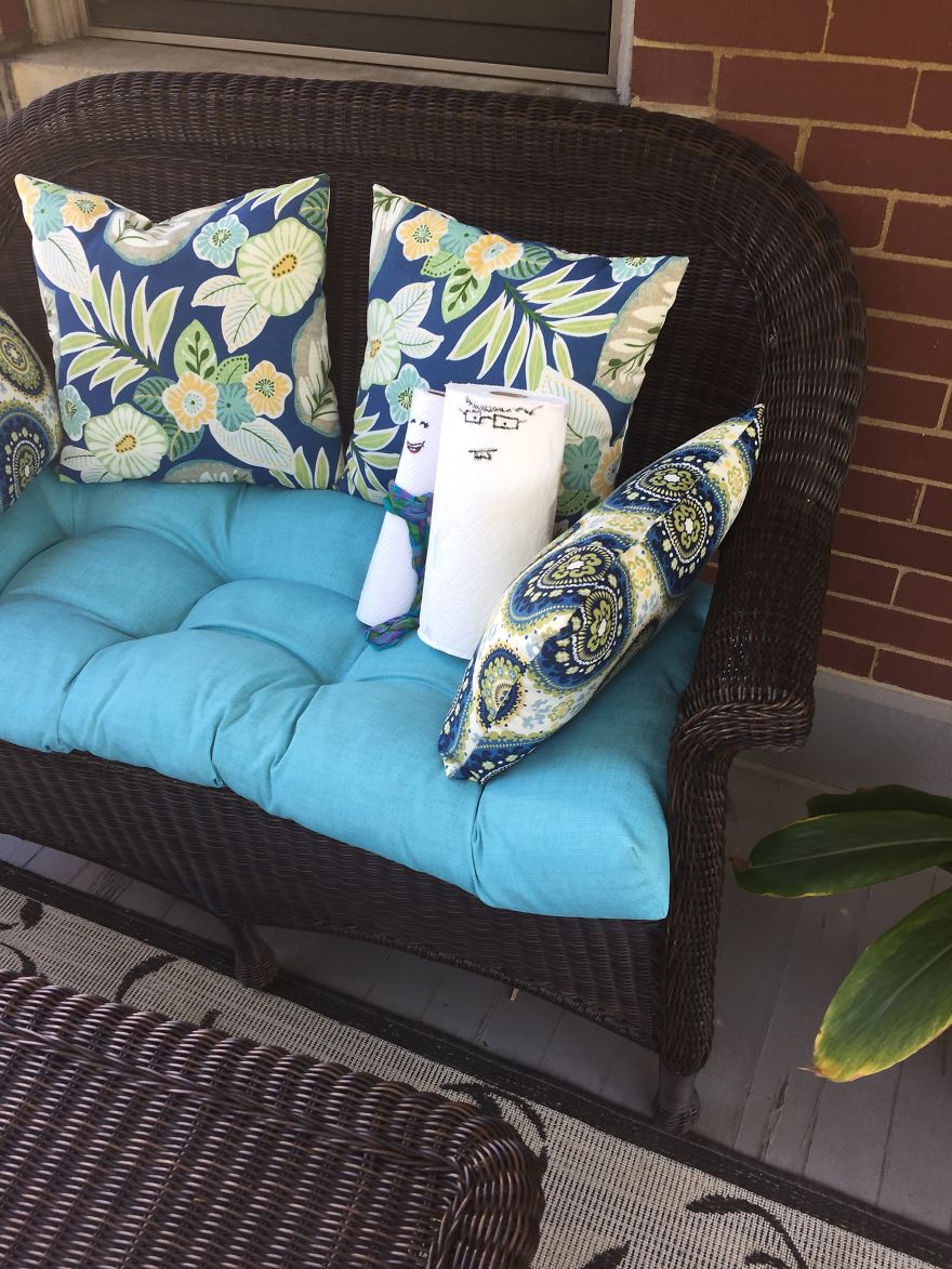 Big Brother Is Away At Camp And Family Replaces Him With A Paper Towel Roll