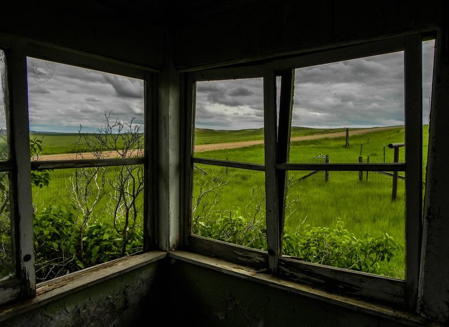 I Photograph The Views From Abandoned Prairie Place’s Doors And Windows I Photograph The Views From Abandoned Prairie Place’s Doors And Windows