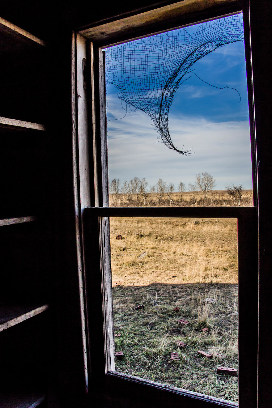 I Photograph The Views From Abandoned Prairie Place’s Doors And Windows I Photograph The Views From Abandoned Prairie Place’s Doors And Windows