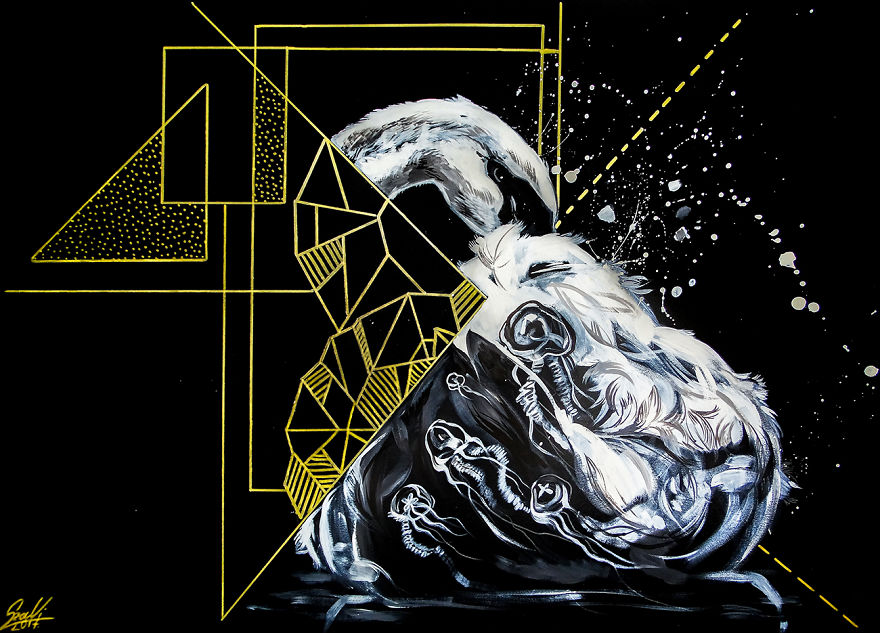 I Try To Paint The Beauty Of Birds In A Unique Perspective That Mixes Geometry And Landscapes I Try To Paint The Beauty Of Birds In A Unique Perspective That Mixes Geometry And Landscapes