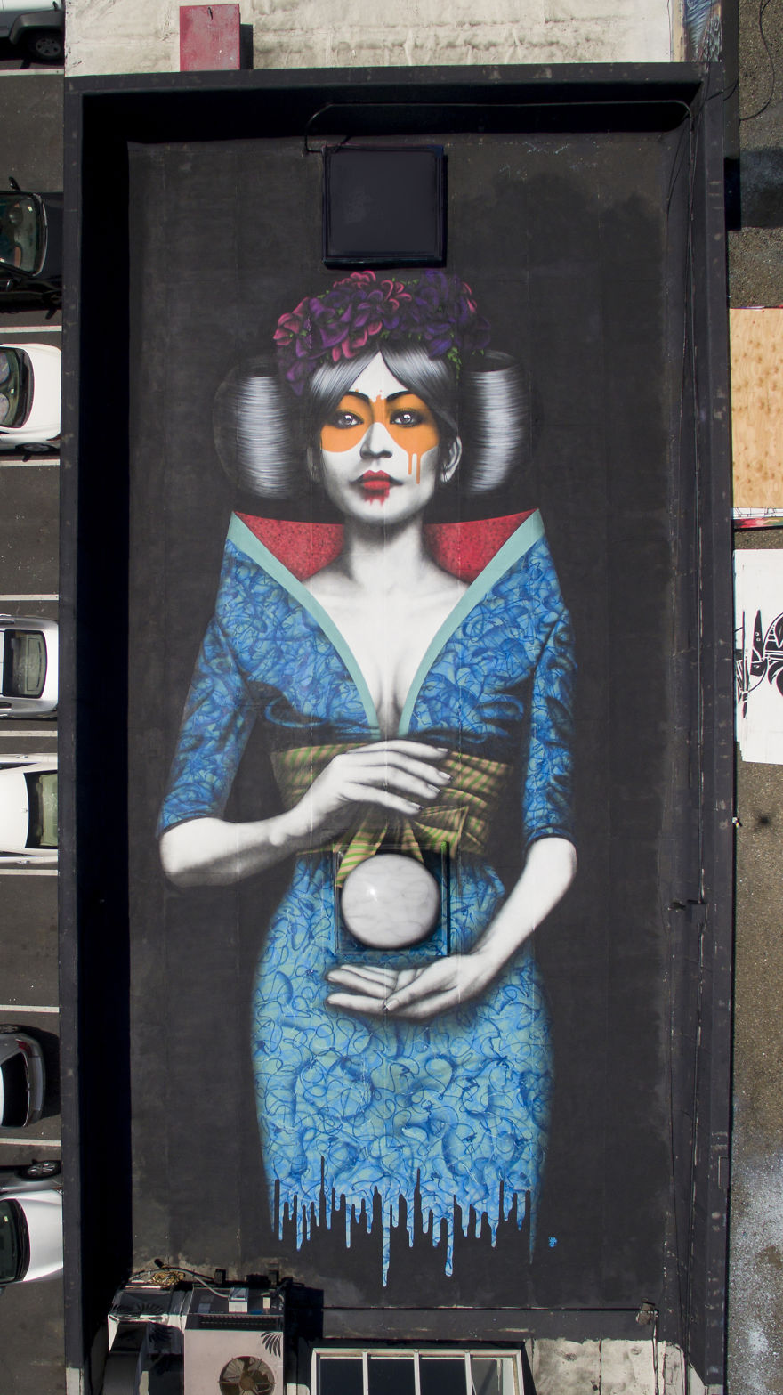 Fin Dac’s New Rooftop Mural In San Francisco Fin Dac’s New Rooftop Mural In San Francisco