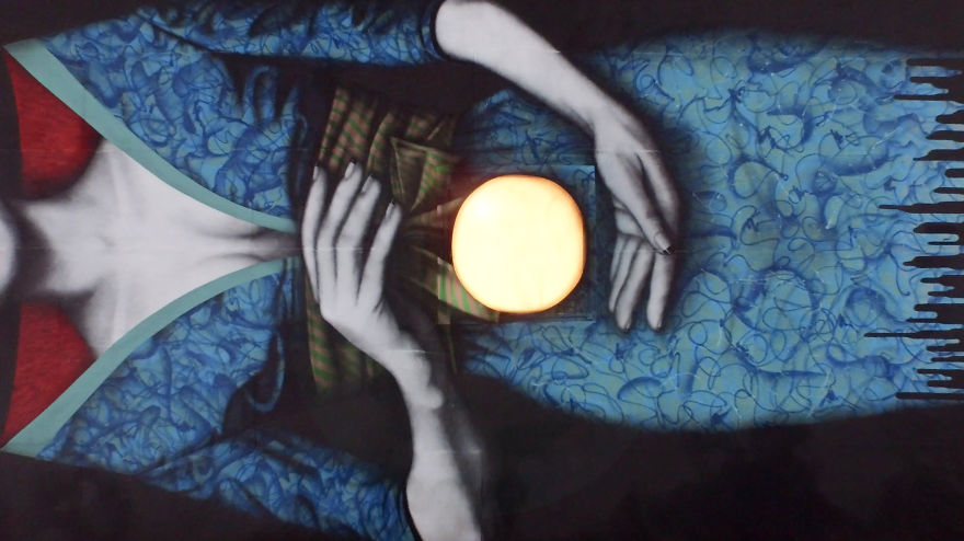 Fin Dac’s New Rooftop Mural In San Francisco Fin Dac’s New Rooftop Mural In San Francisco