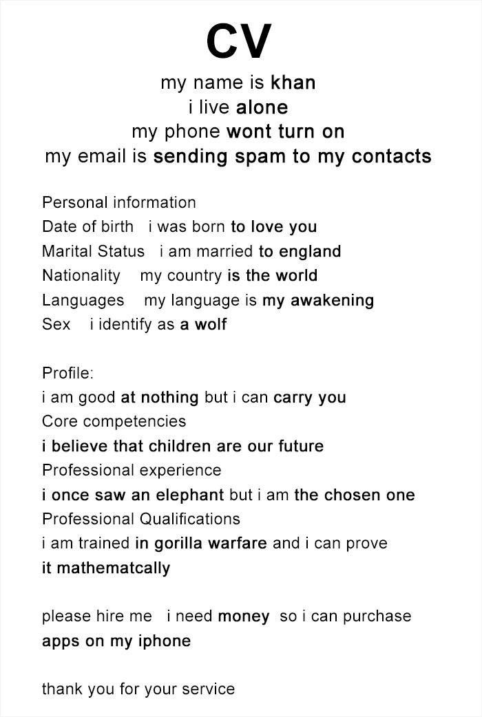 This Guy Just Wrote His Resume Using Google Autocomplete, And It’s So Brilliant He Deserves A Job This Guy Just Wrote His Resume Using Google Autocomplete, And It’s So Brilliant He Deserves A Job