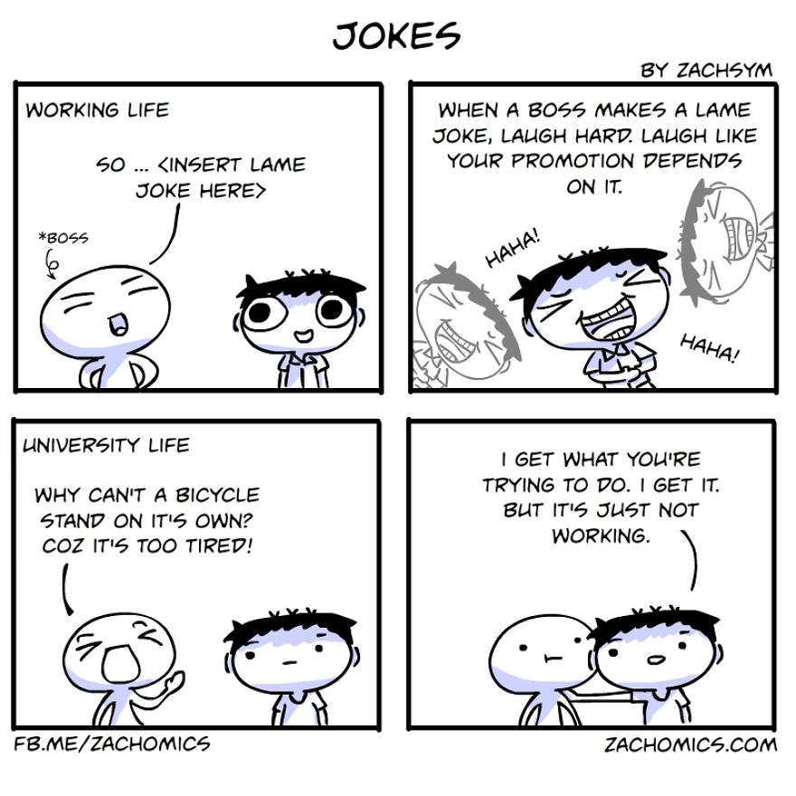 19 Hilarious Comics Showing The Differences Between Working Life And University Life 19 Hilarious Comics Showing The Differences Between Working Life And University Life