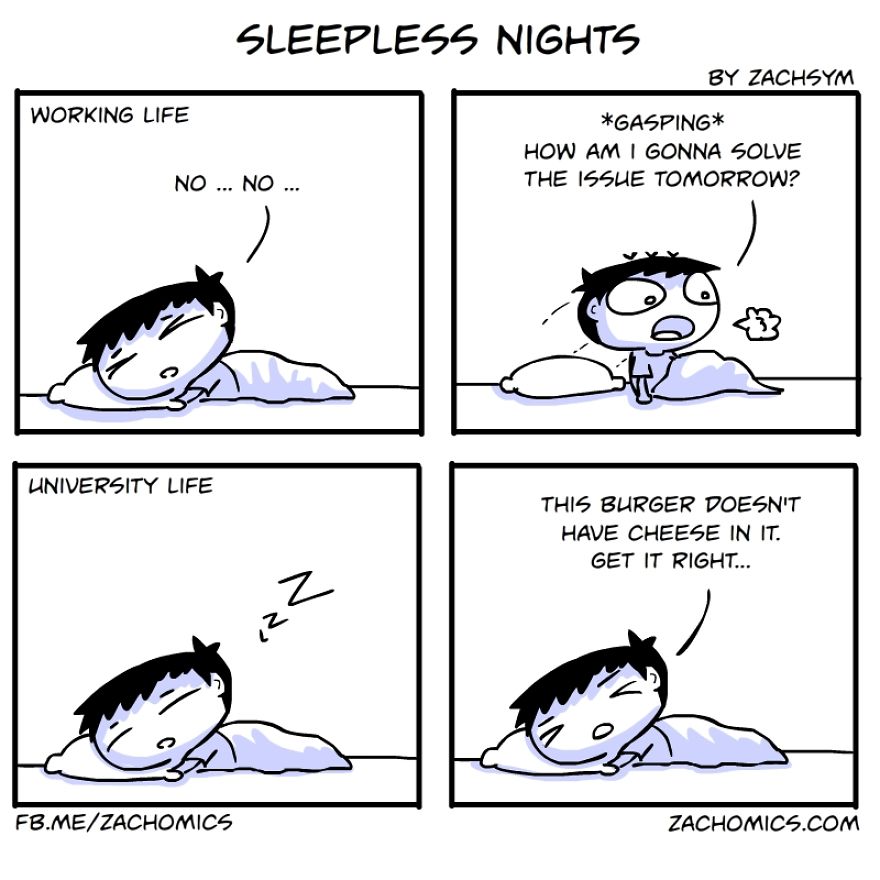 19 Hilarious Comics Showing The Differences Between Working Life And University Life 19 Hilarious Comics Showing The Differences Between Working Life And University Life
