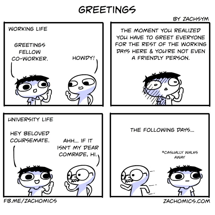 19 Hilarious Comics Showing The Differences Between Working Life And University Life 19 Hilarious Comics Showing The Differences Between Working Life And University Life