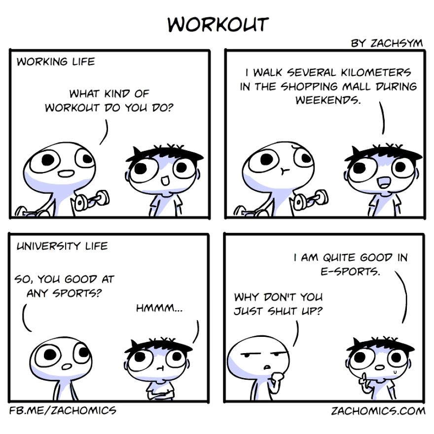 19 Hilarious Comics Showing The Differences Between Working Life And University Life 19 Hilarious Comics Showing The Differences Between Working Life And University Life