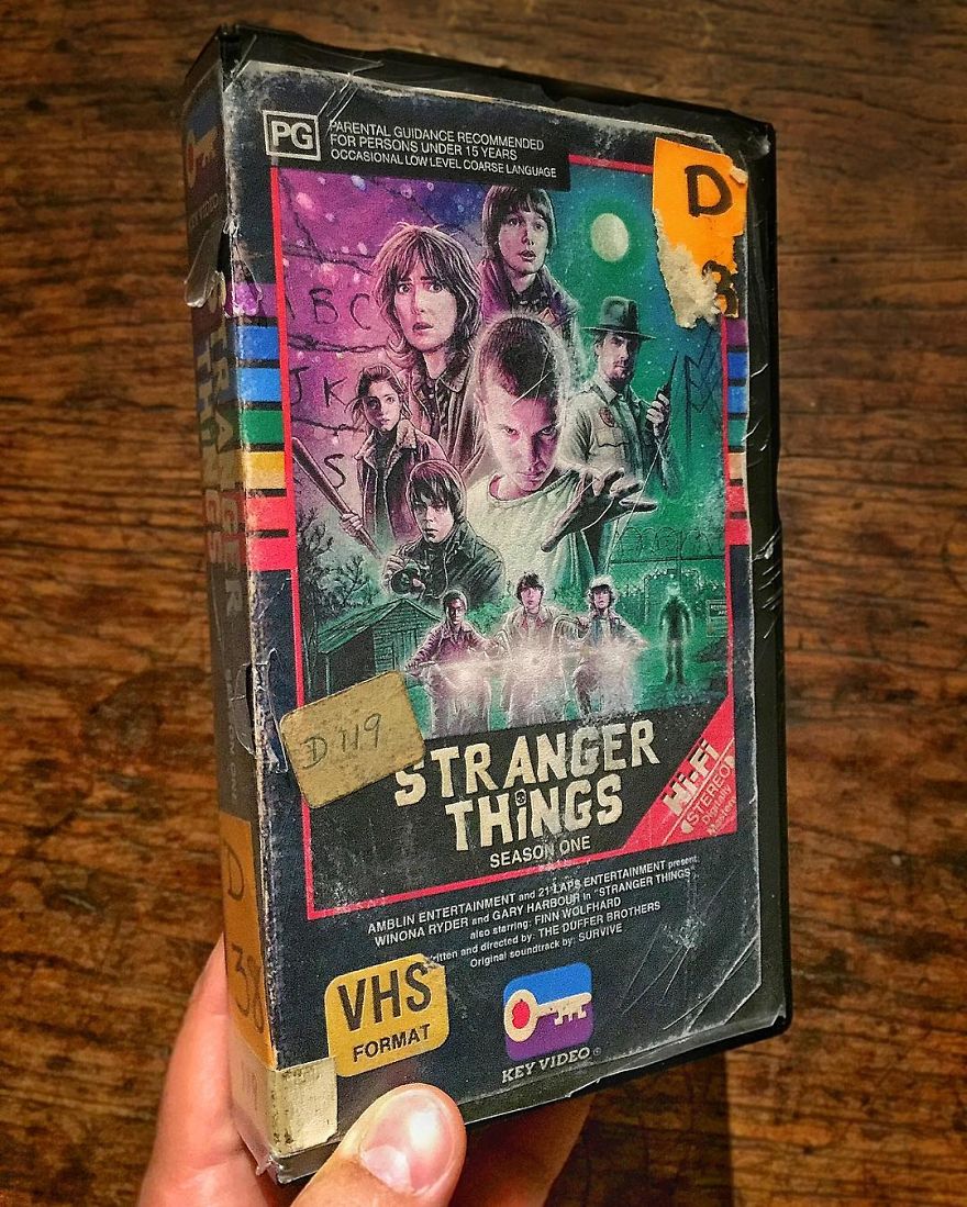 Artist Creates Vhs Covers For Recent Movies And Series And The Result Is Impressive