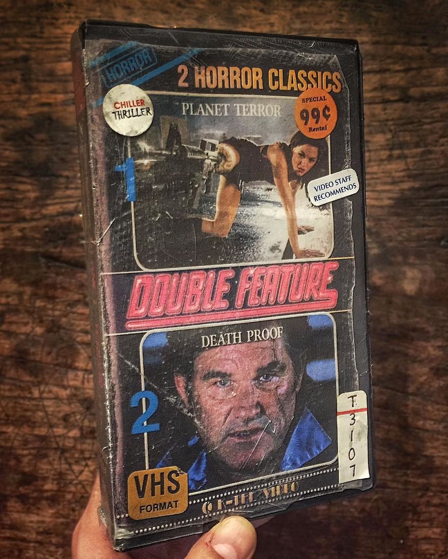 Artist Creates Vhs Covers For Recent Movies And Series And The Result Is Impressive