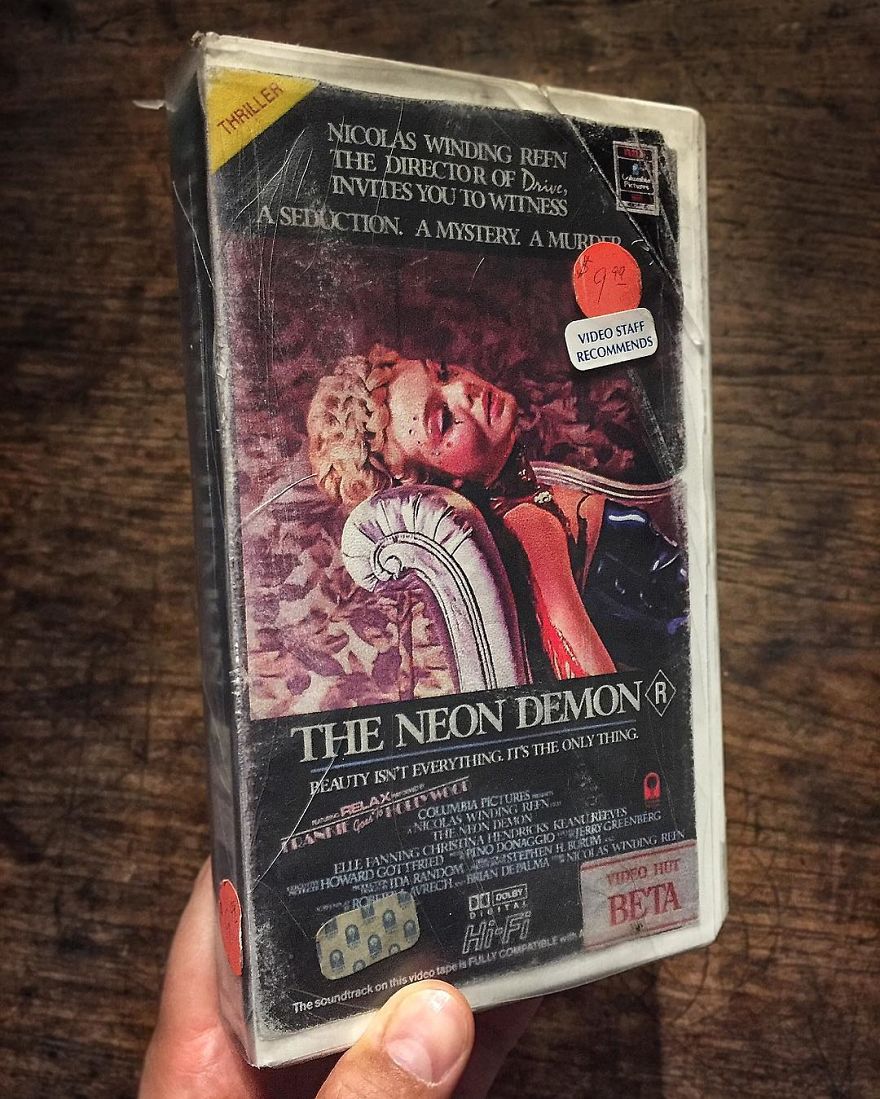 Artist Creates Vhs Covers For Recent Movies And Series And The Result Is Impressive