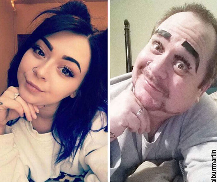 Dad Trolls Daughter By Recreating Her Racy Selfies, Ends Up Getting 2x More Followers Than Her (New Pics) Dad Trolls Daughter By Recreating Her Racy Selfies, Ends Up Getting 2x More Followers Than Her (New Pics)