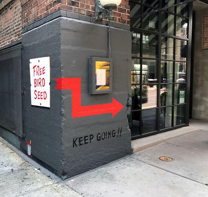 This &#8216;Free Bird Seed&#8217; Graffiti Leads To Unexpected Surprise In Chicago