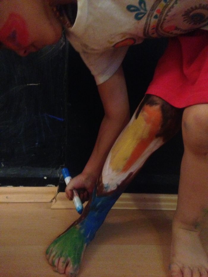 Share what happens when you leave your kids alone