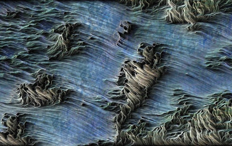 Matteo Mauro Generative Landscape Paintings